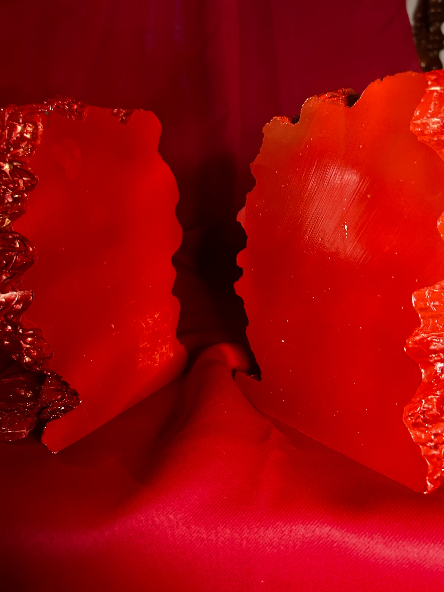 Pair of Red Cherub Bookends