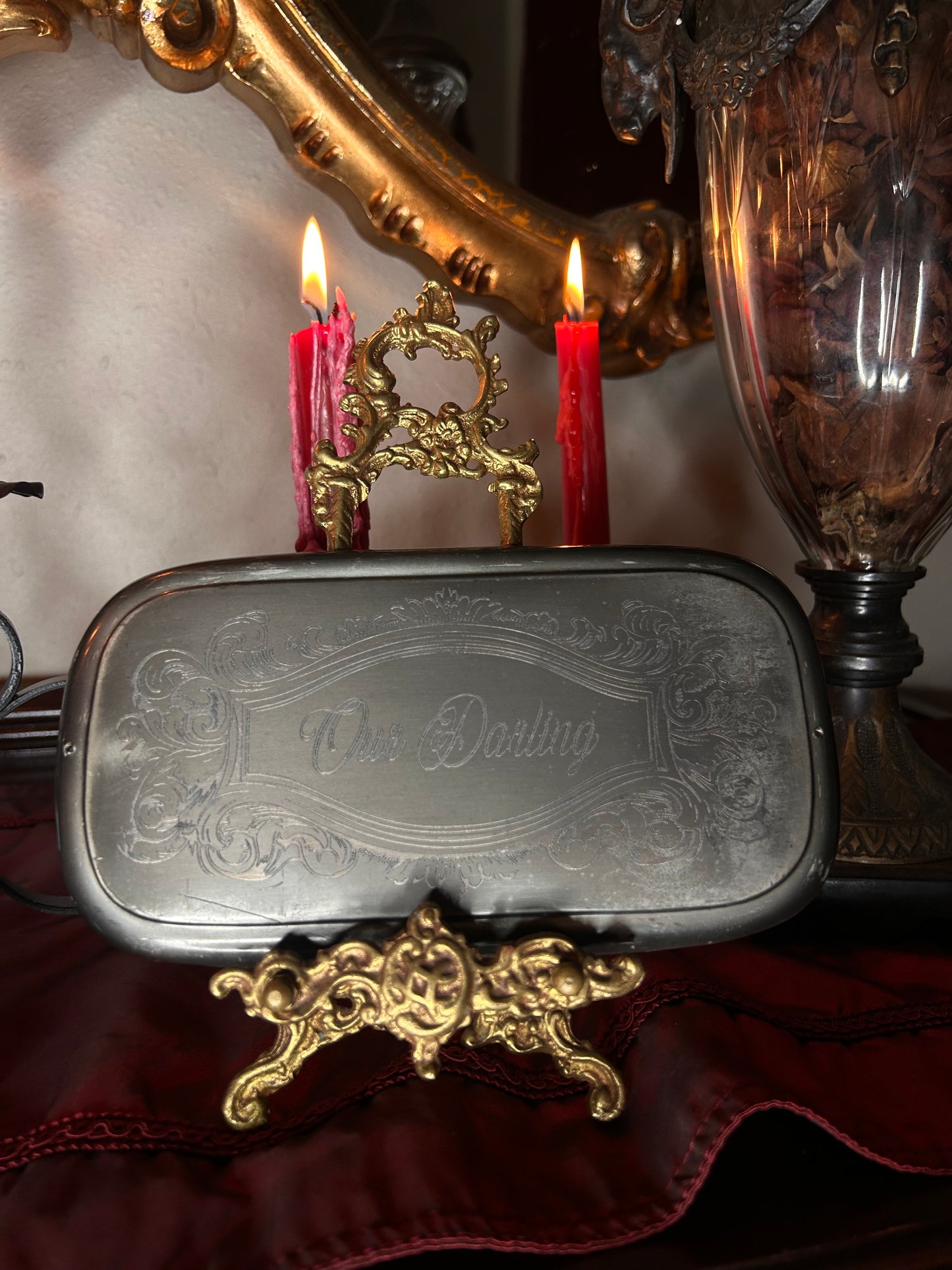 NOS Casket Plaque with Modern Engraving