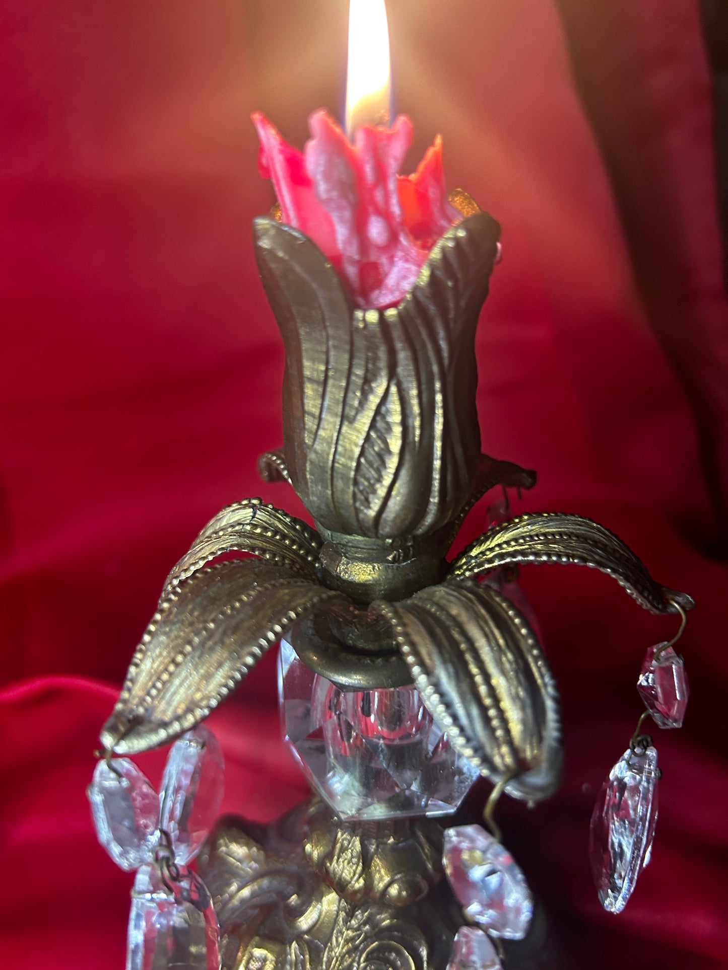 Single Ornate Candleholder