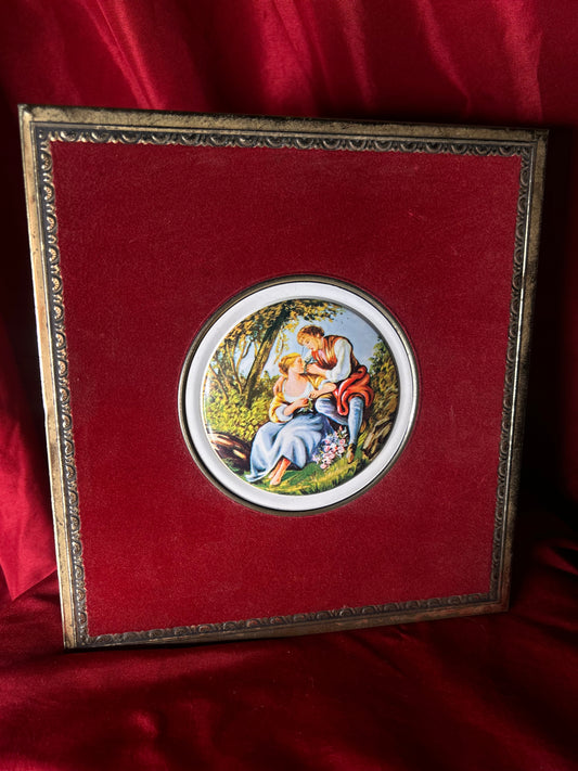 Tin Box Lovers Scene Made in Western Germany"