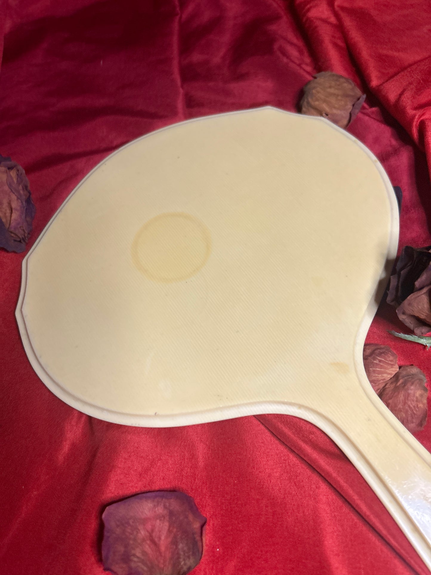 Ivory Du Barry Py-ra-lin Hand Held Mirror