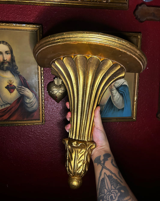 Ornate Gold Shelf