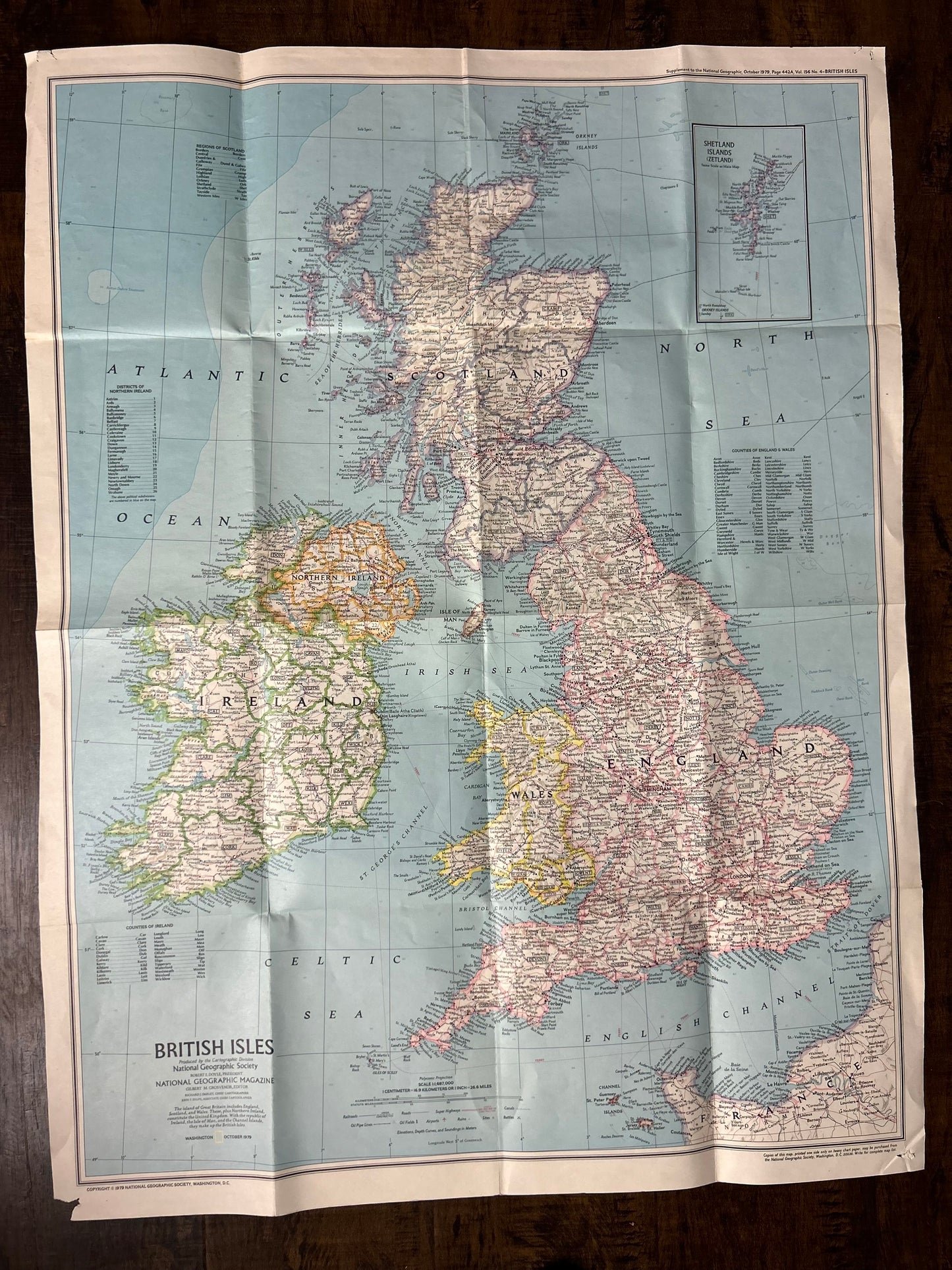 1979 Medieval England Map