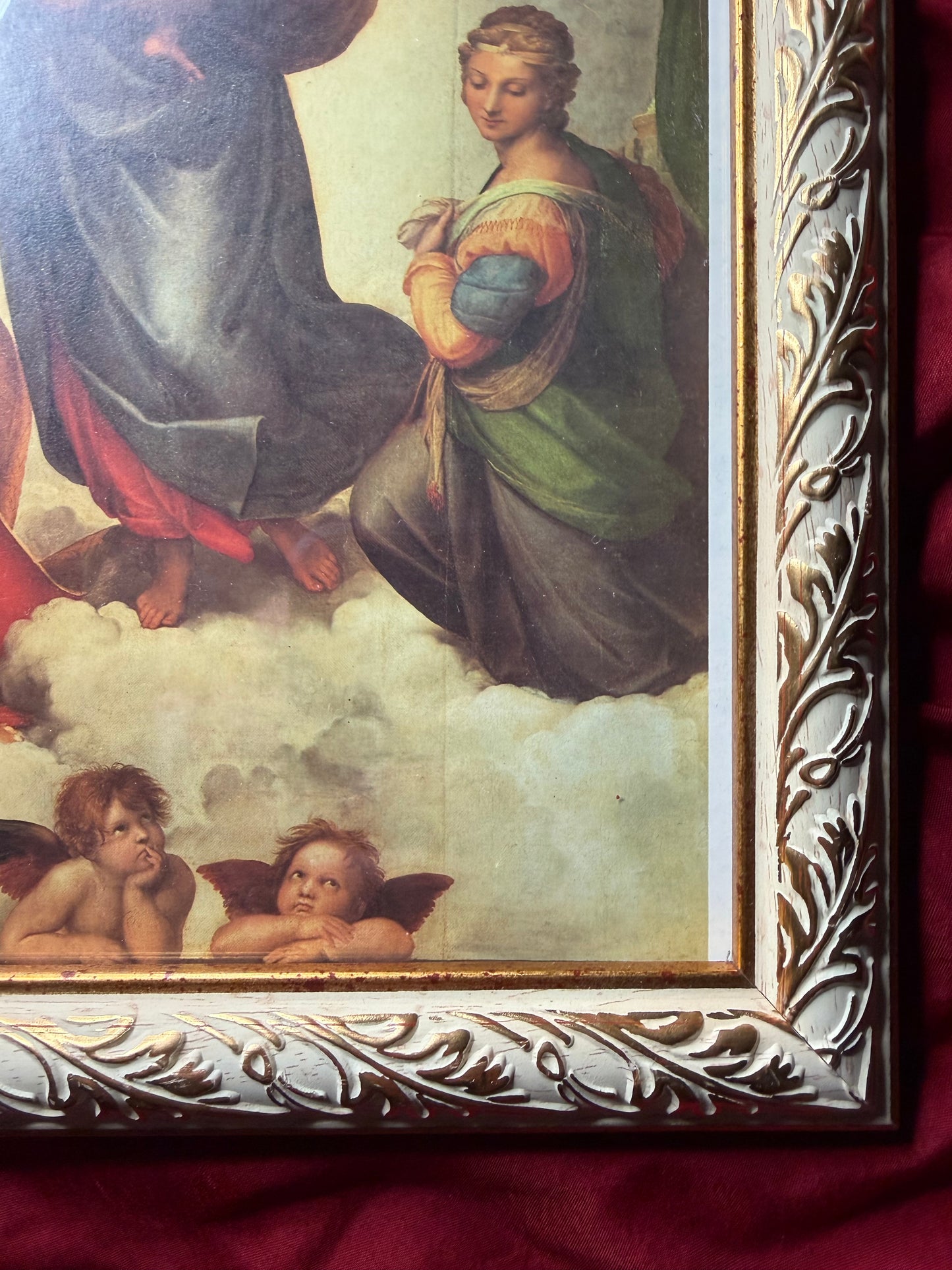 Framed “The Sistine Madonna” by Raphael
