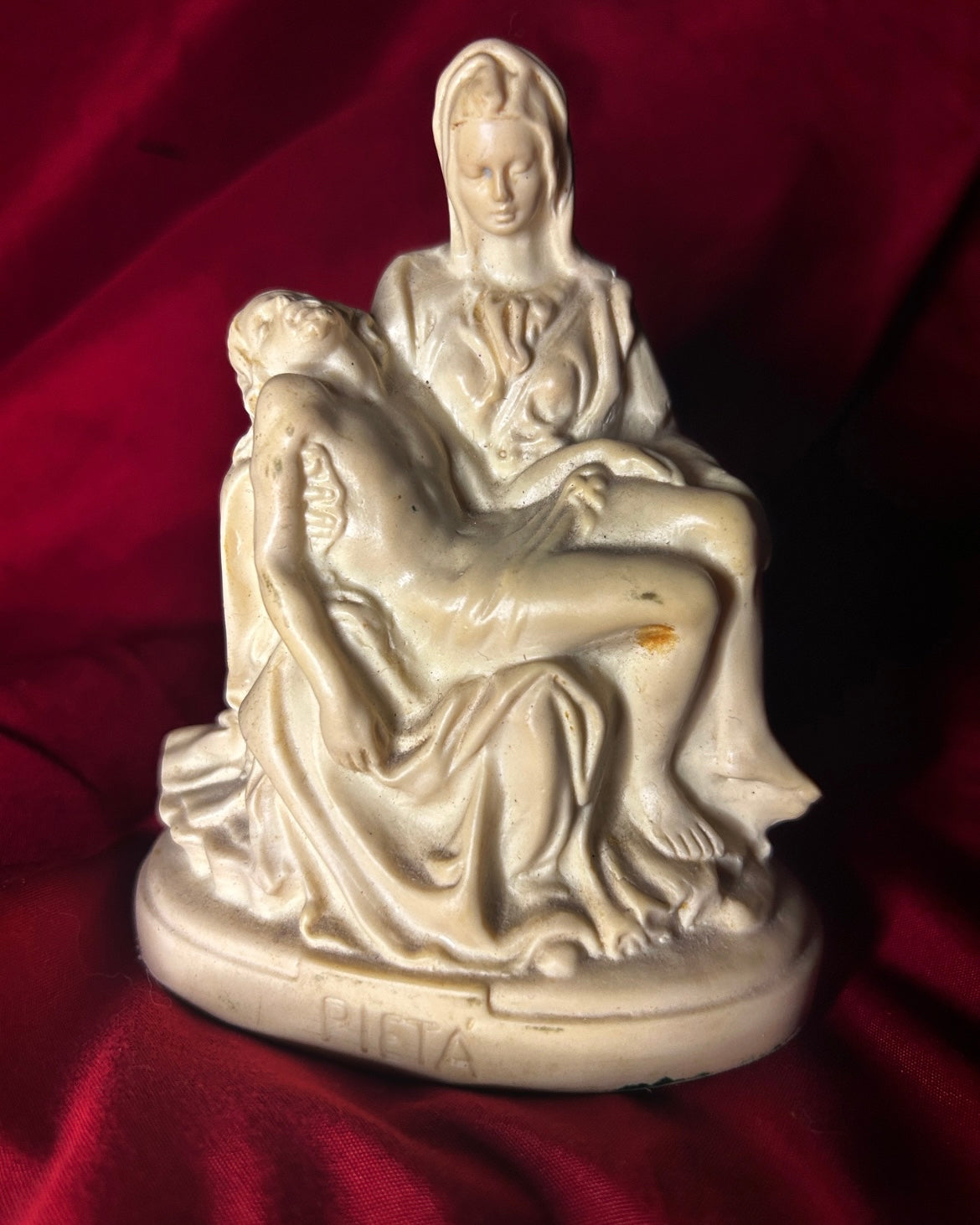 Pieta Statue Stash Compartment