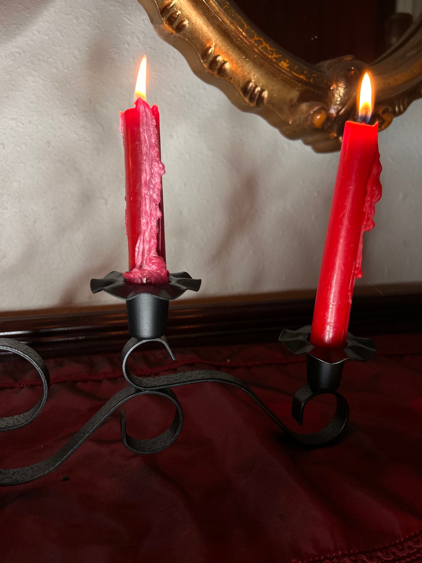Gothic 5 Stand Speckled Candelabra