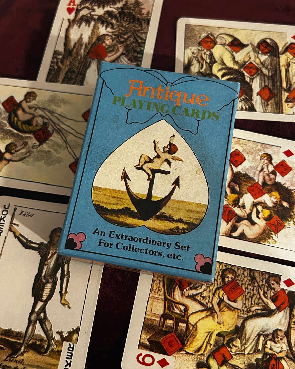 Merrimack Replica Antique French Jeanne d'Arc Transformation Playing Cards Deck COMPLETE SET