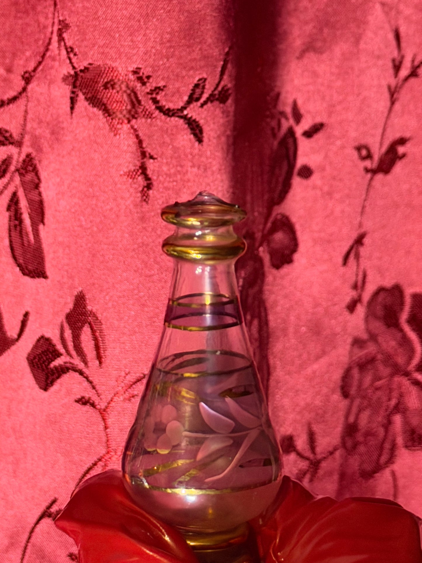 Hand Blown Made in Egypt Perfume Bottle
