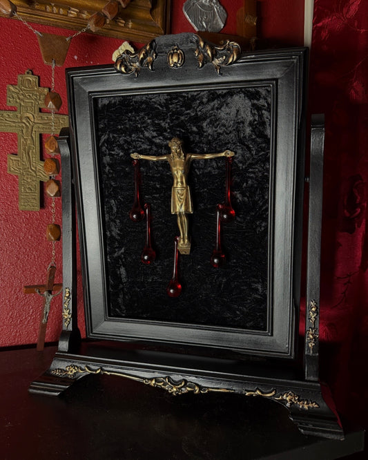 OOAK Framed Crucifix