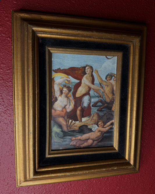 Framed Illustration of The Triumph of Galatea by Raphael