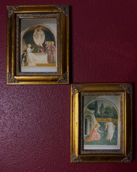 Pair of Framed Religious Prints