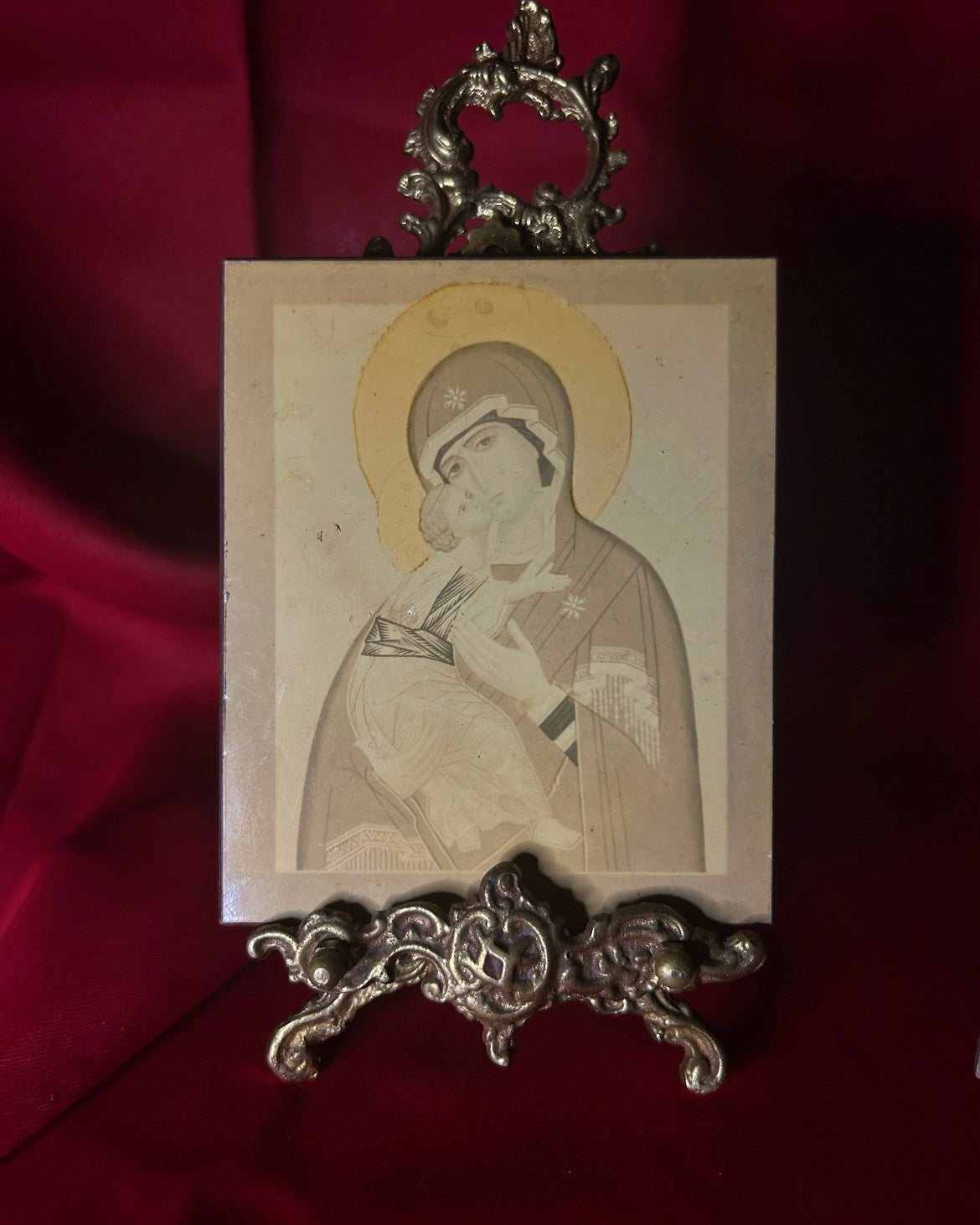 Virgin of Vladimir Wall Plaque