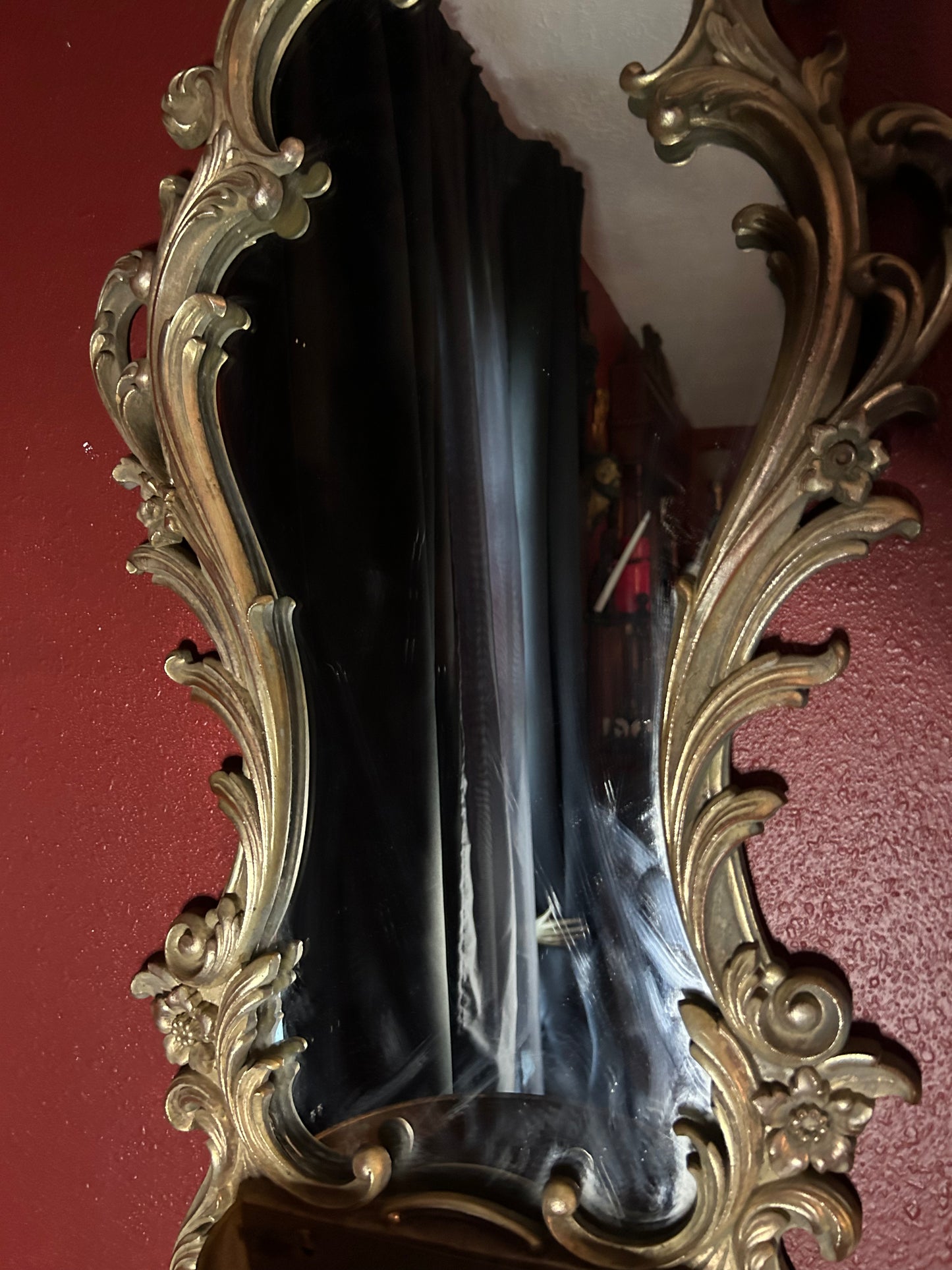 Extra Large Mirror with Wall Pocket