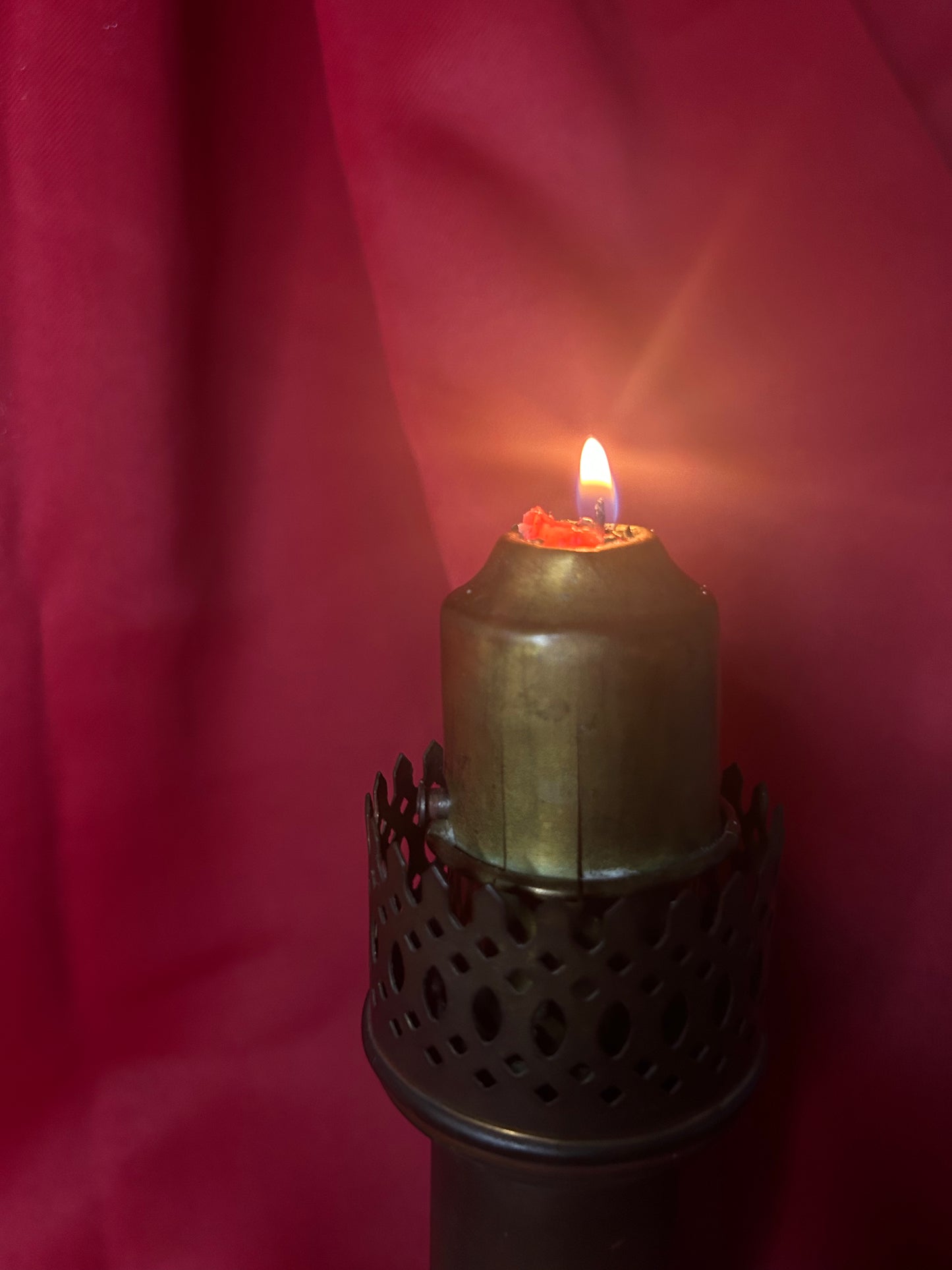 Spring Loaded Candleholder with Marble Base
