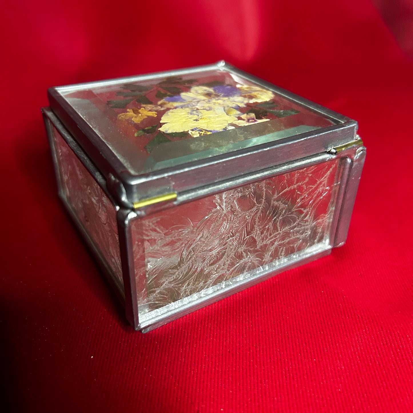 Pressed Flower Curio Box