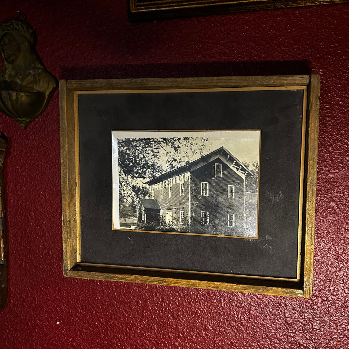 Framed Picture of a House in the Country