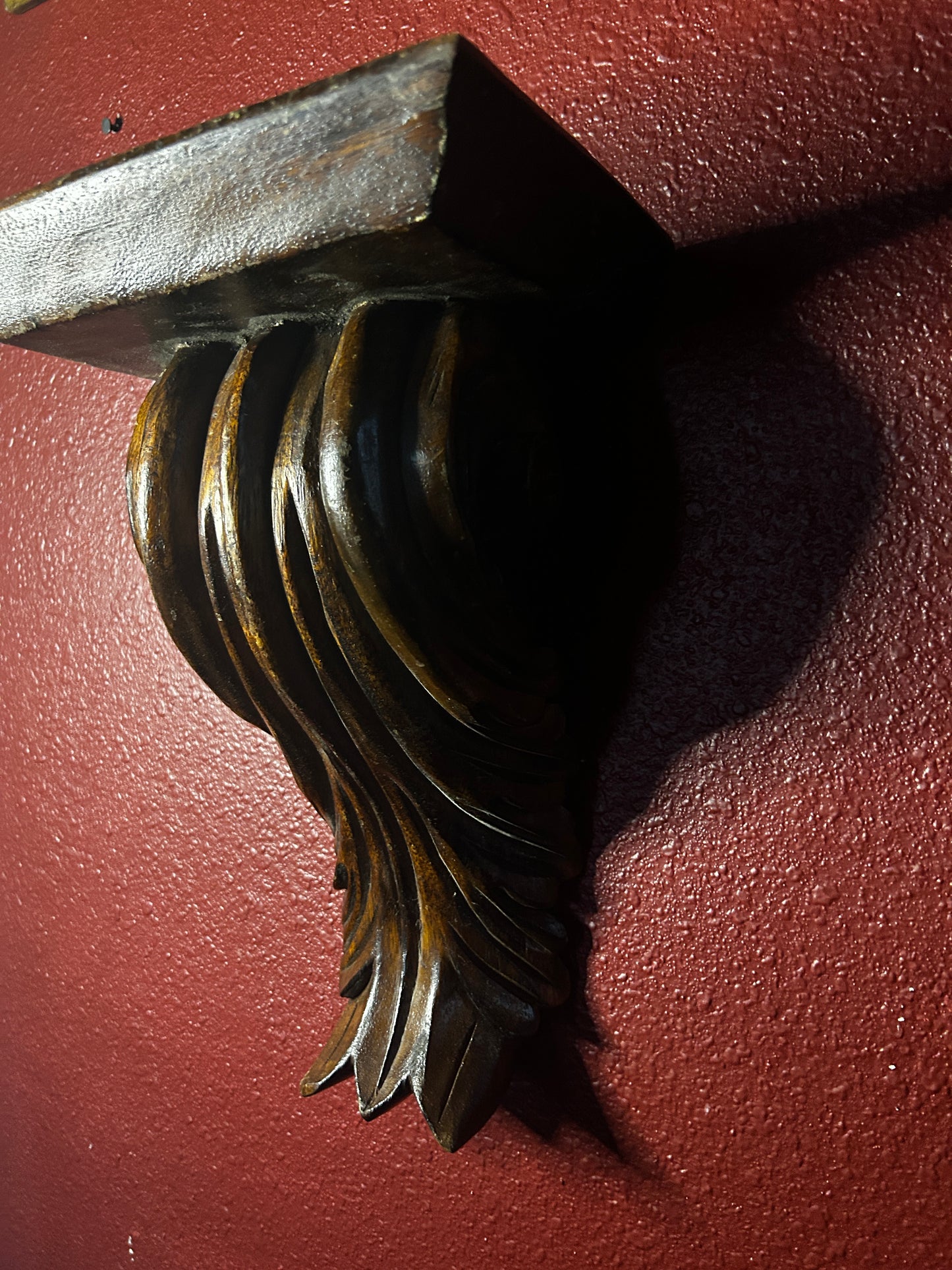 Wooden Ornate Shelf