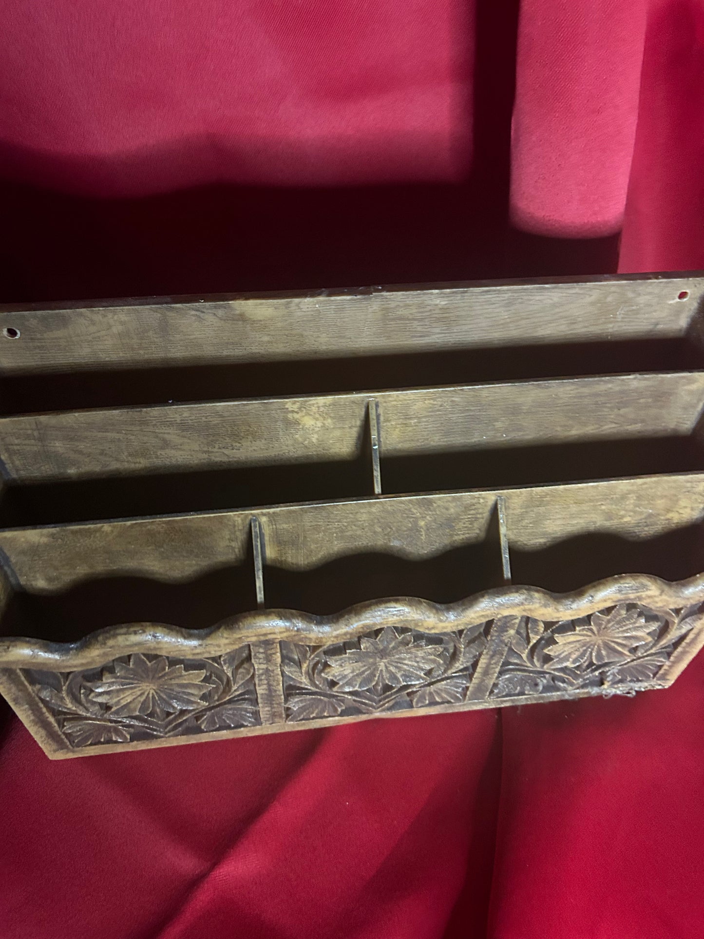 Faux Wood Letter Sorter