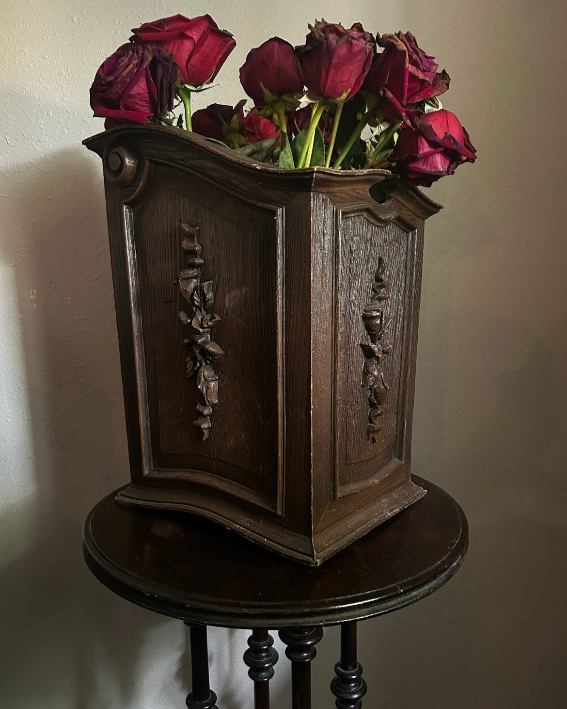 Faux Wood Umbrella Stand/Planter