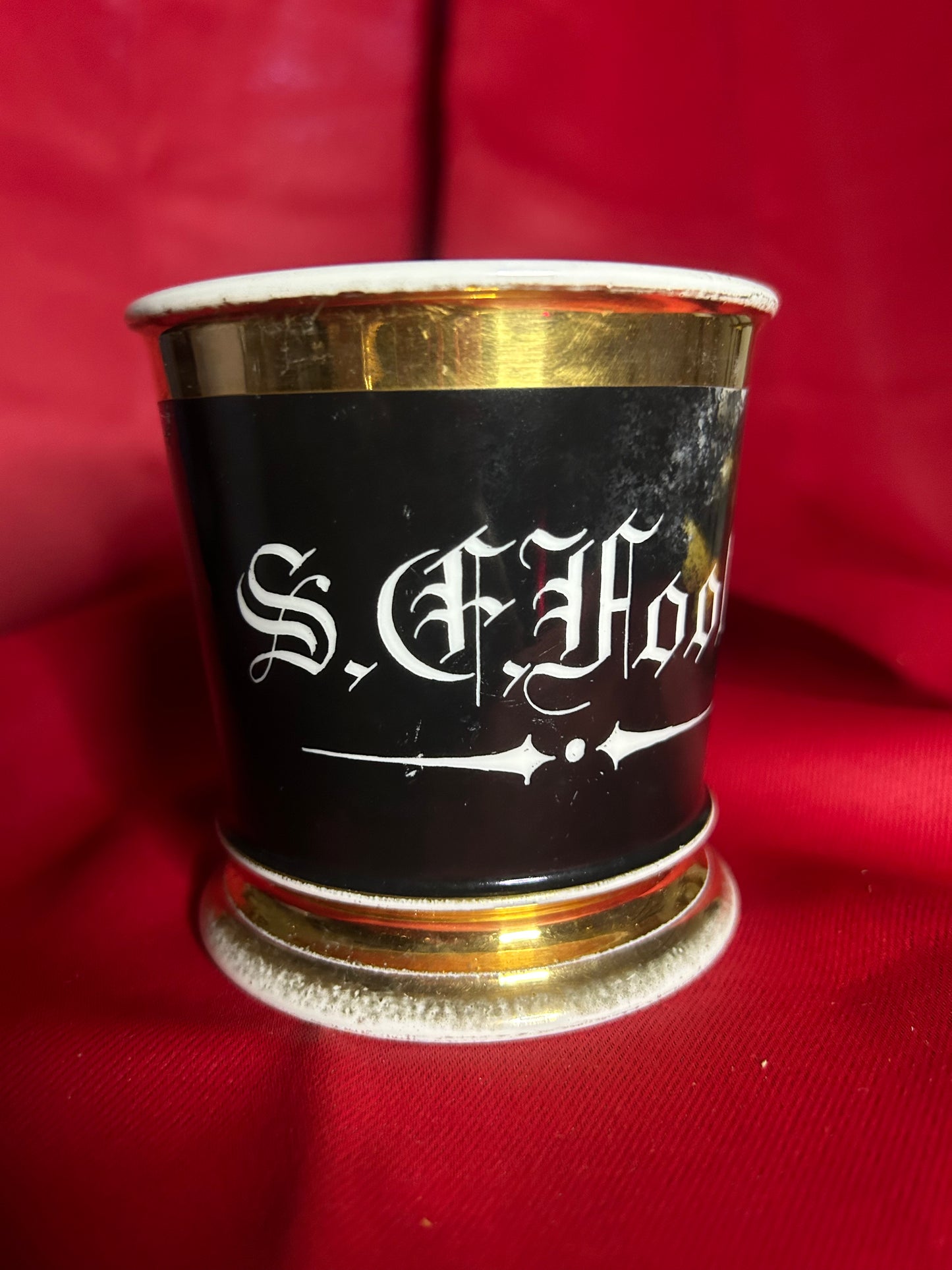 What a HOOTE! Antique Shaving Mug