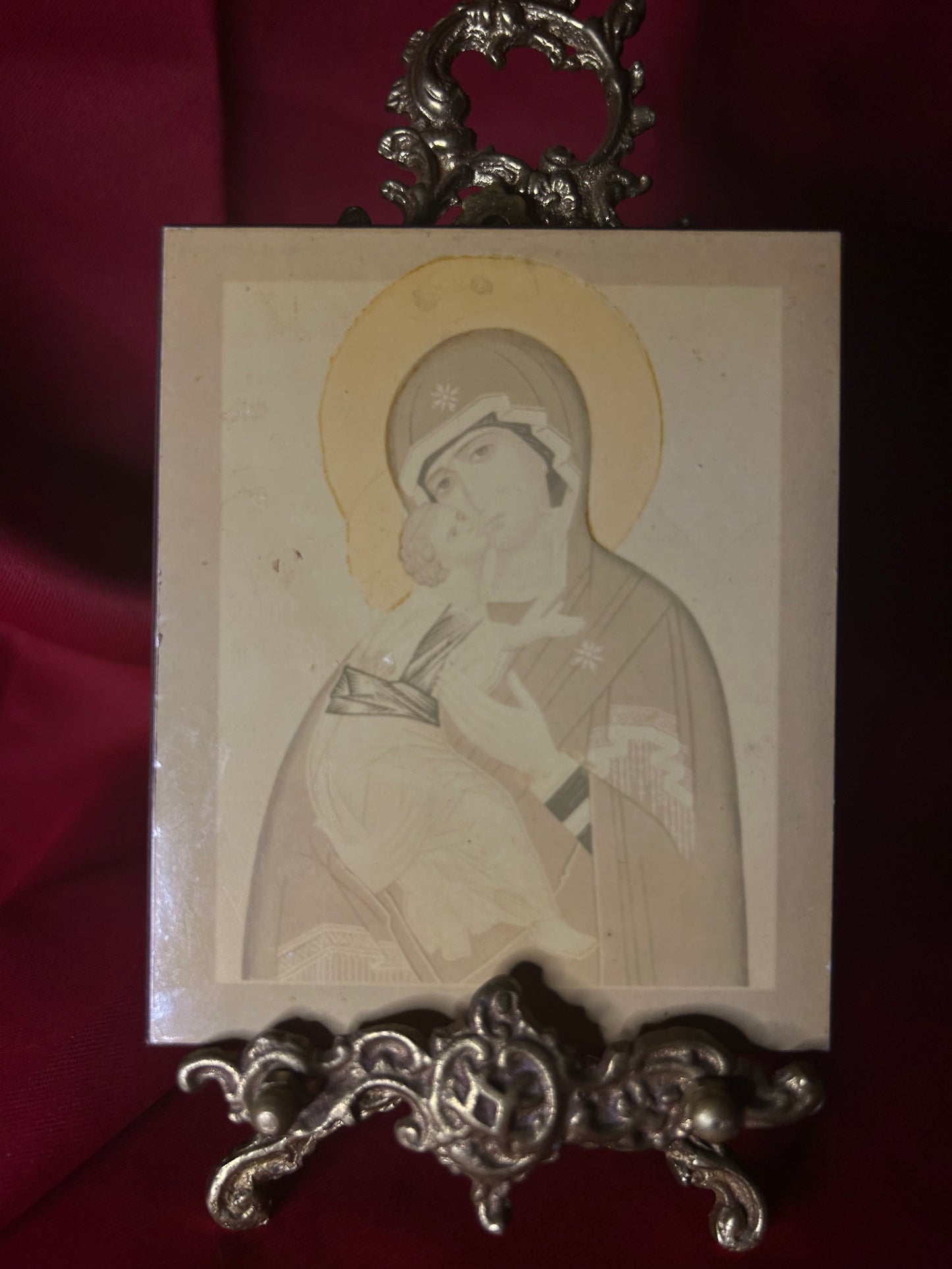 Virgin of Vladimir Wall Plaque