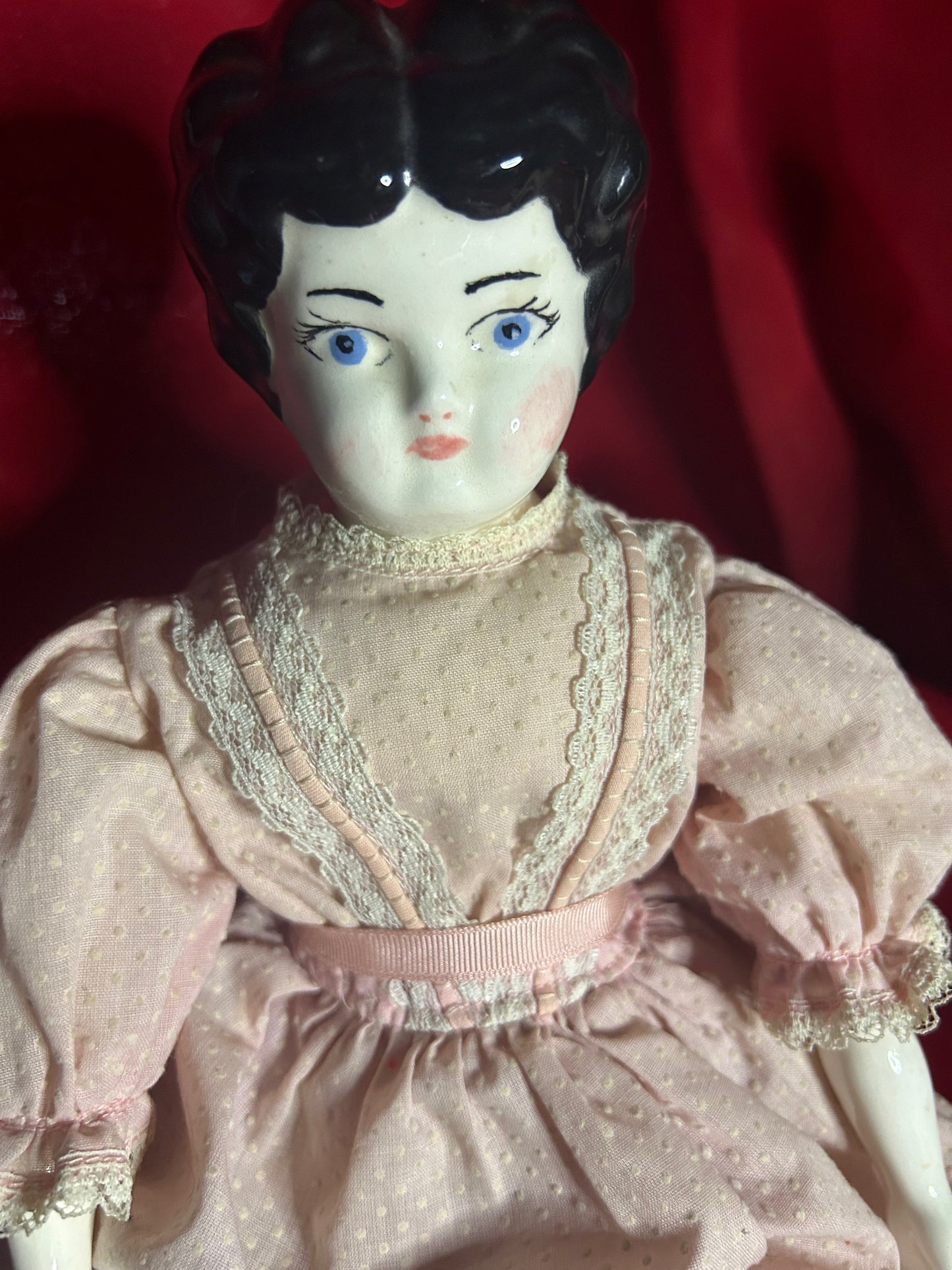 Vintage Large Reproduction China Doll