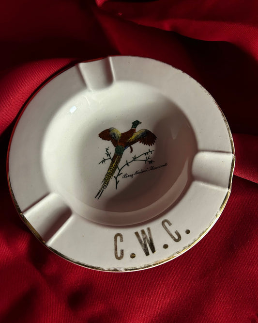Ring Necked Pheasant Ashtray