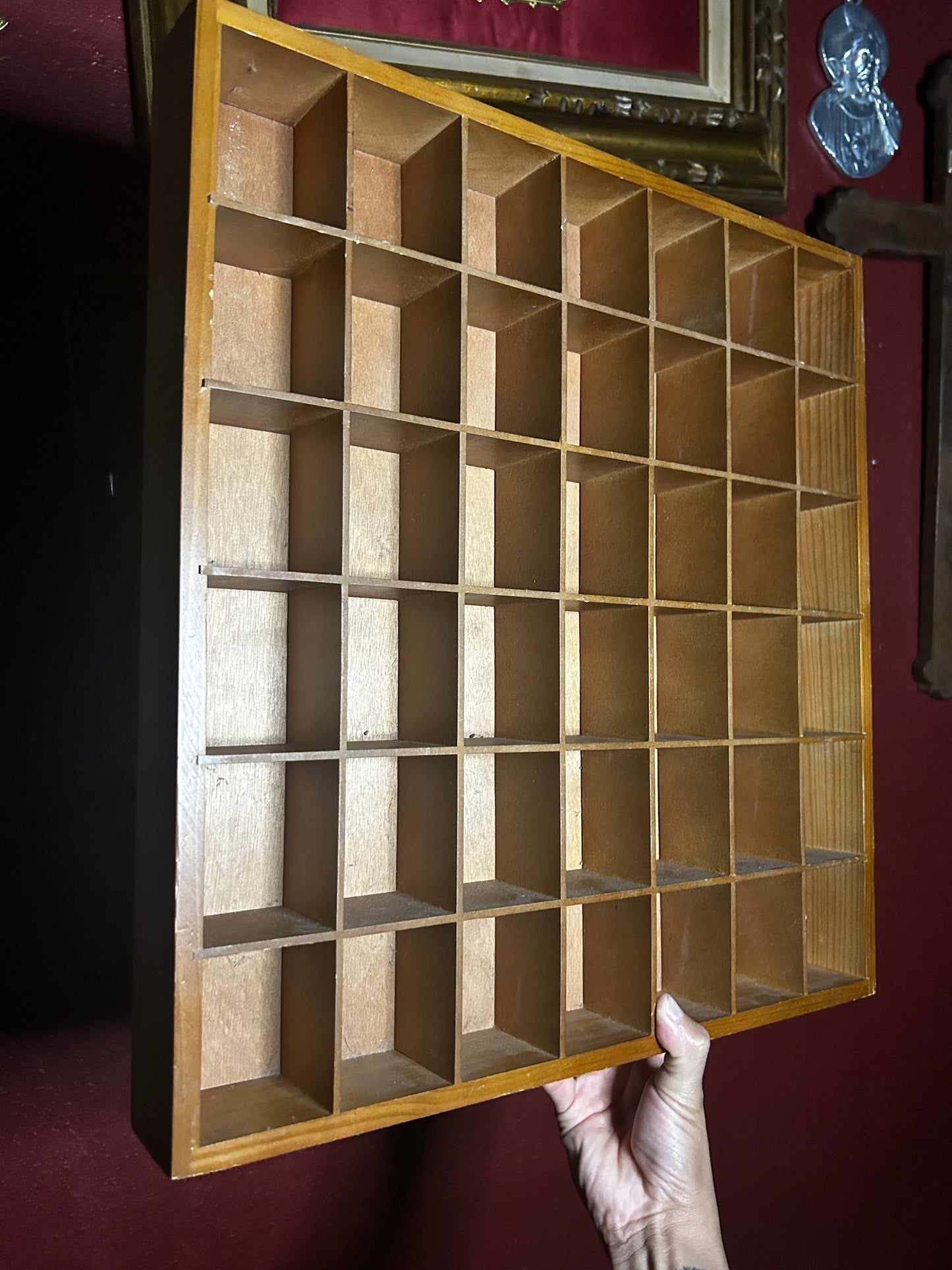 Vintage Curio Large Wall Display