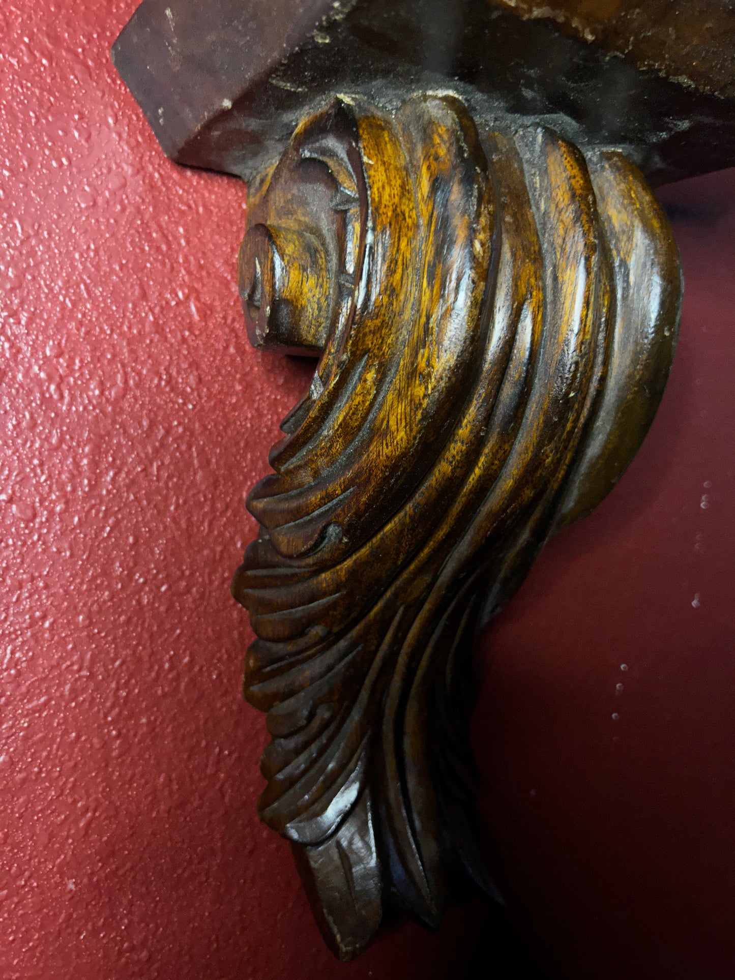 Wooden Ornate Shelf