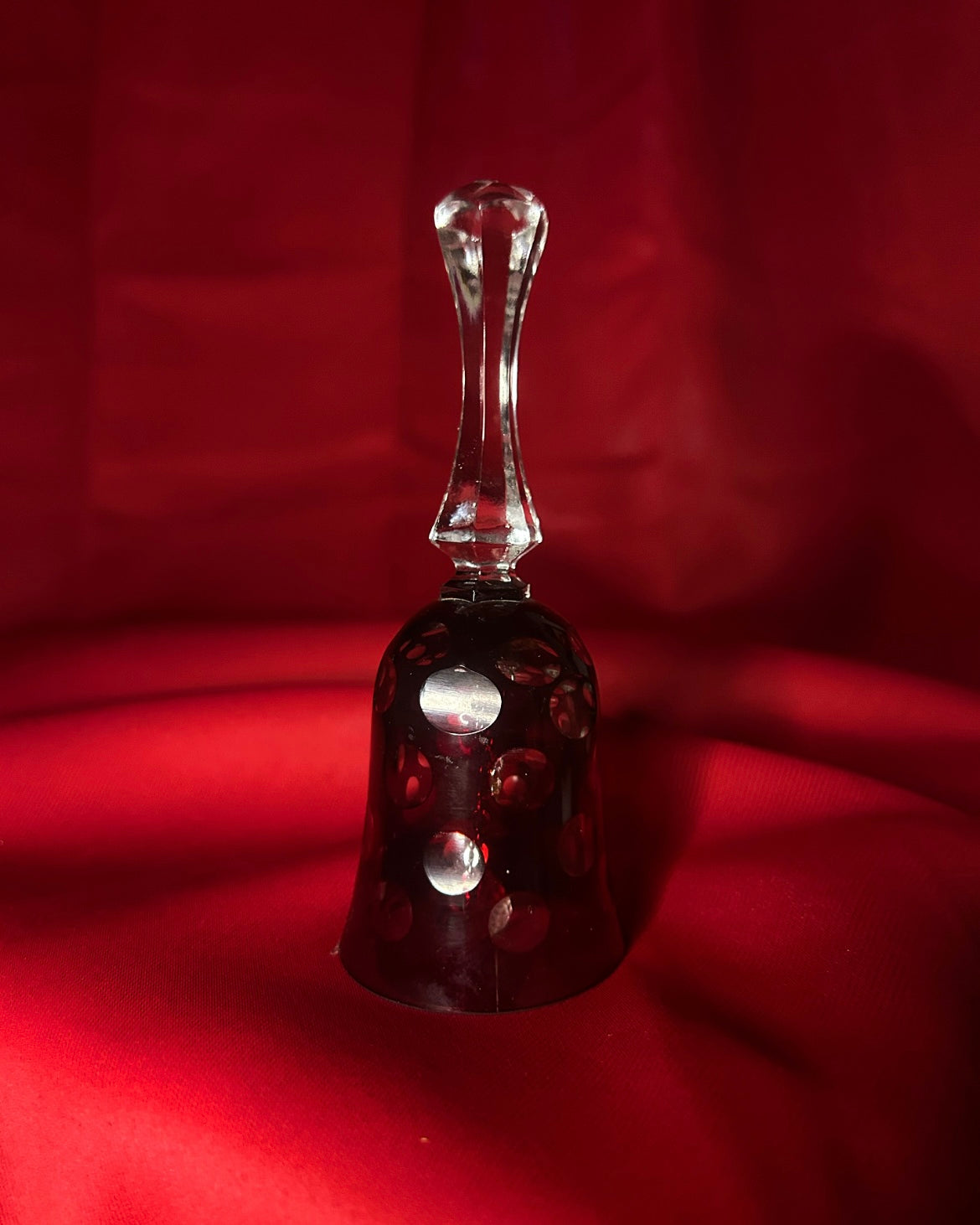 Ofnah Crystal Crimson Red Bell