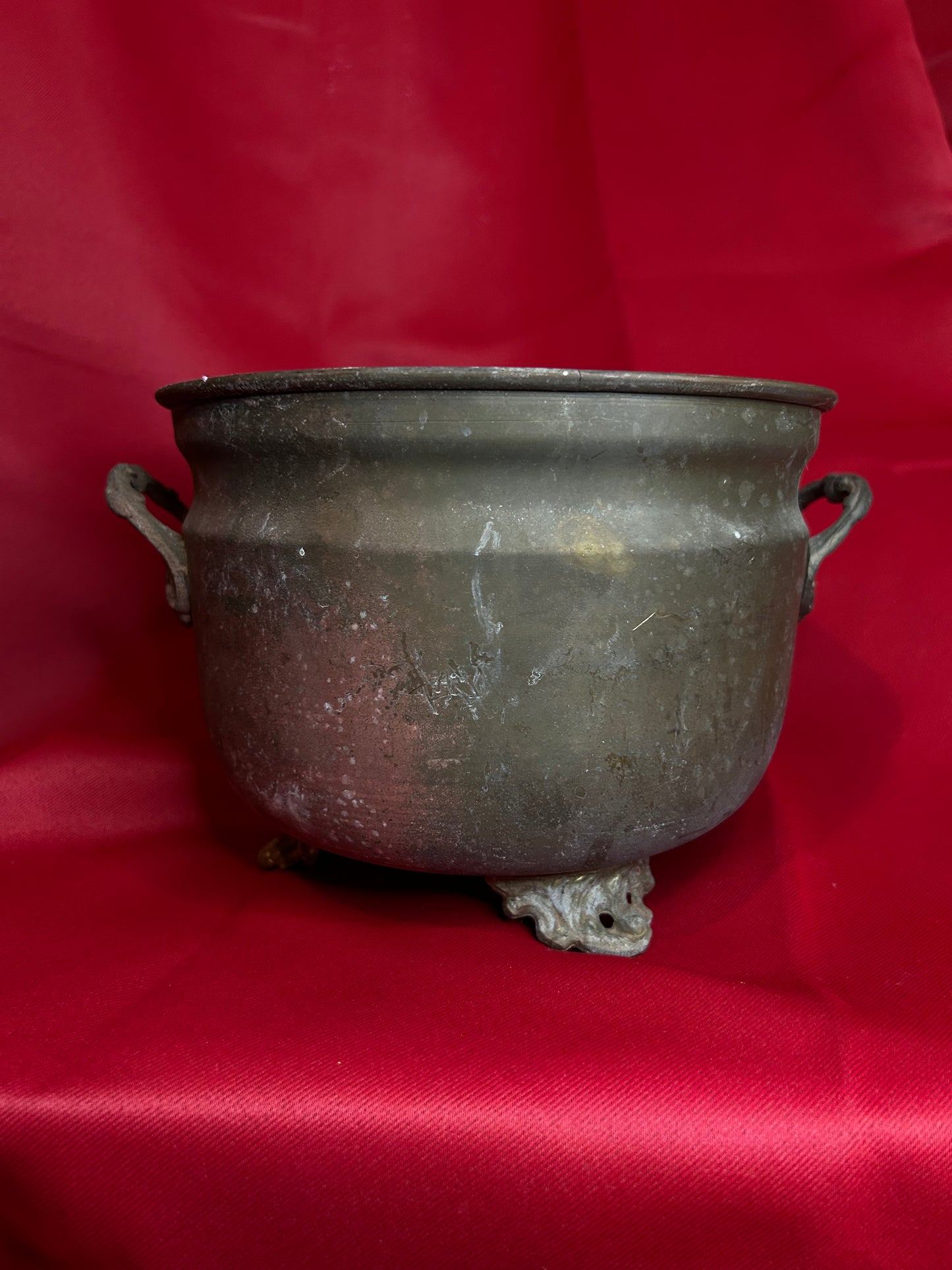 Large Brass Cauldron