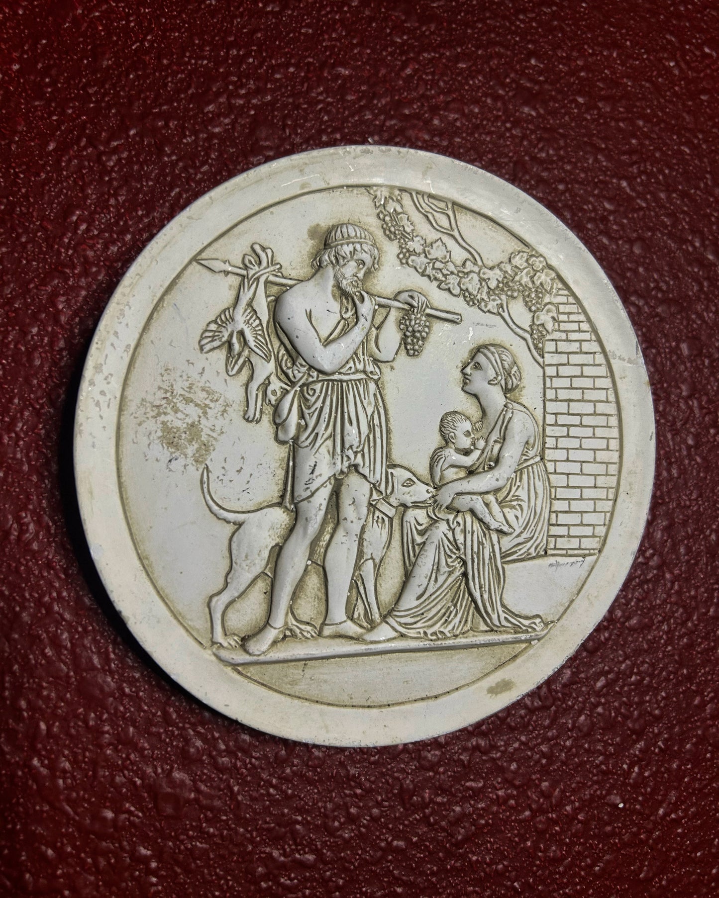 Bertel Thorvaldsen Wall Plaque Four Seasons Manhood or Autumn