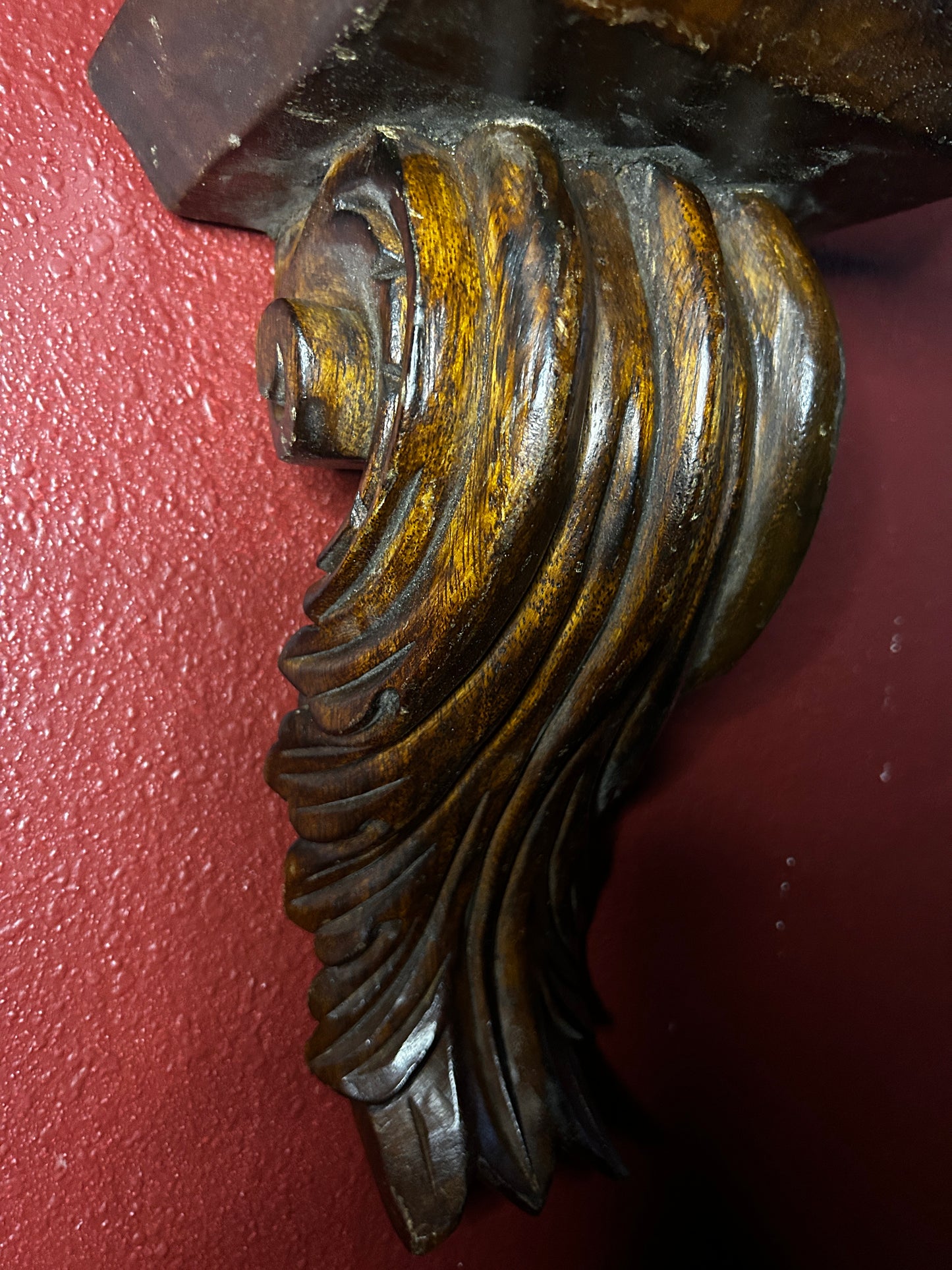 Wooden Ornate Shelf