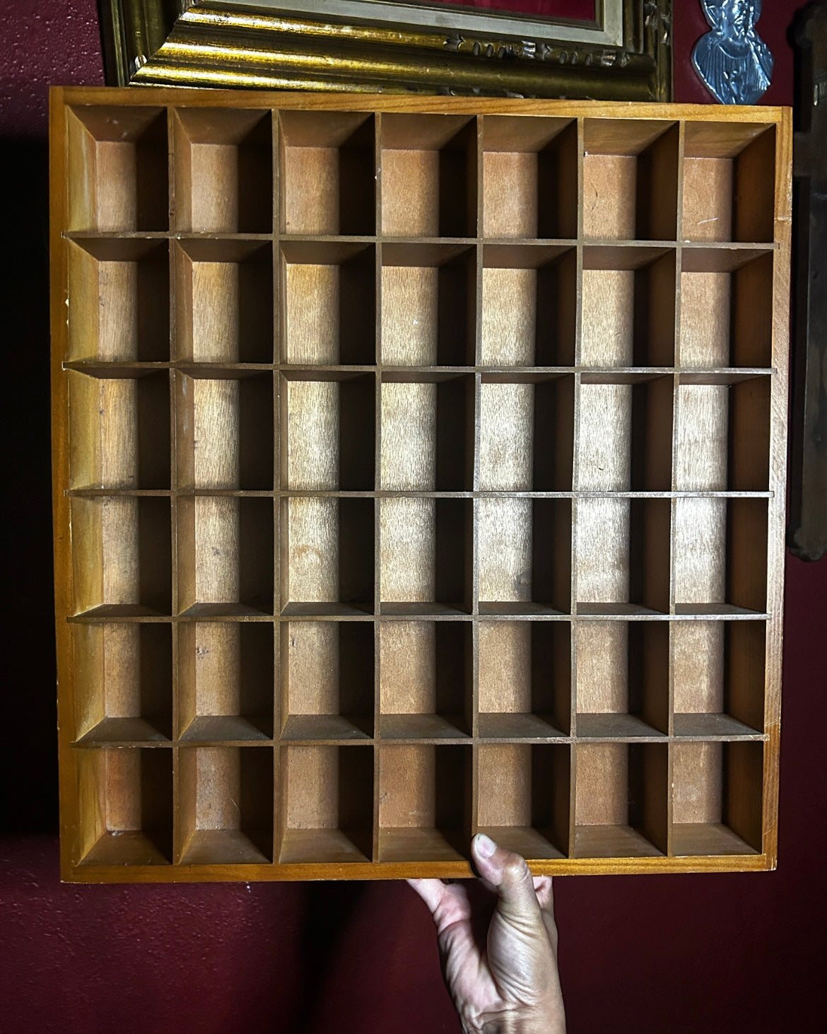Vintage Curio Large Wall Display