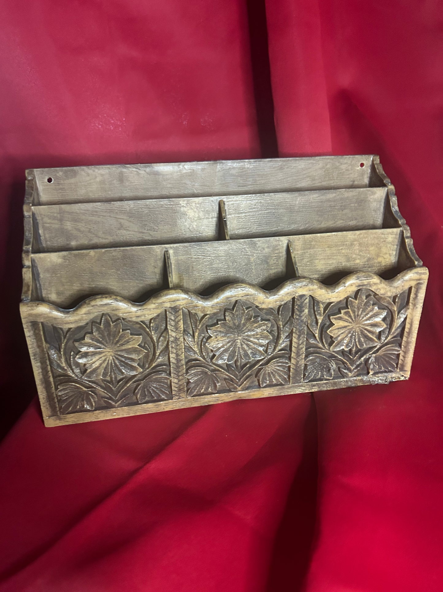 Faux Wood Letter Sorter