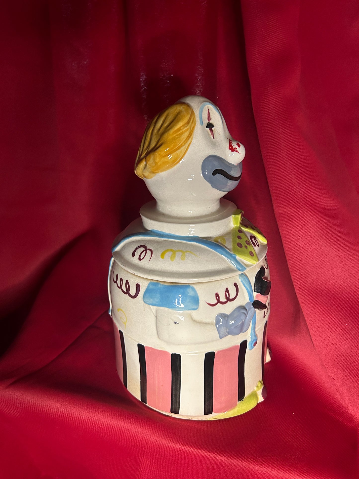 Vintage Made in Japan Clown Cookie Jar