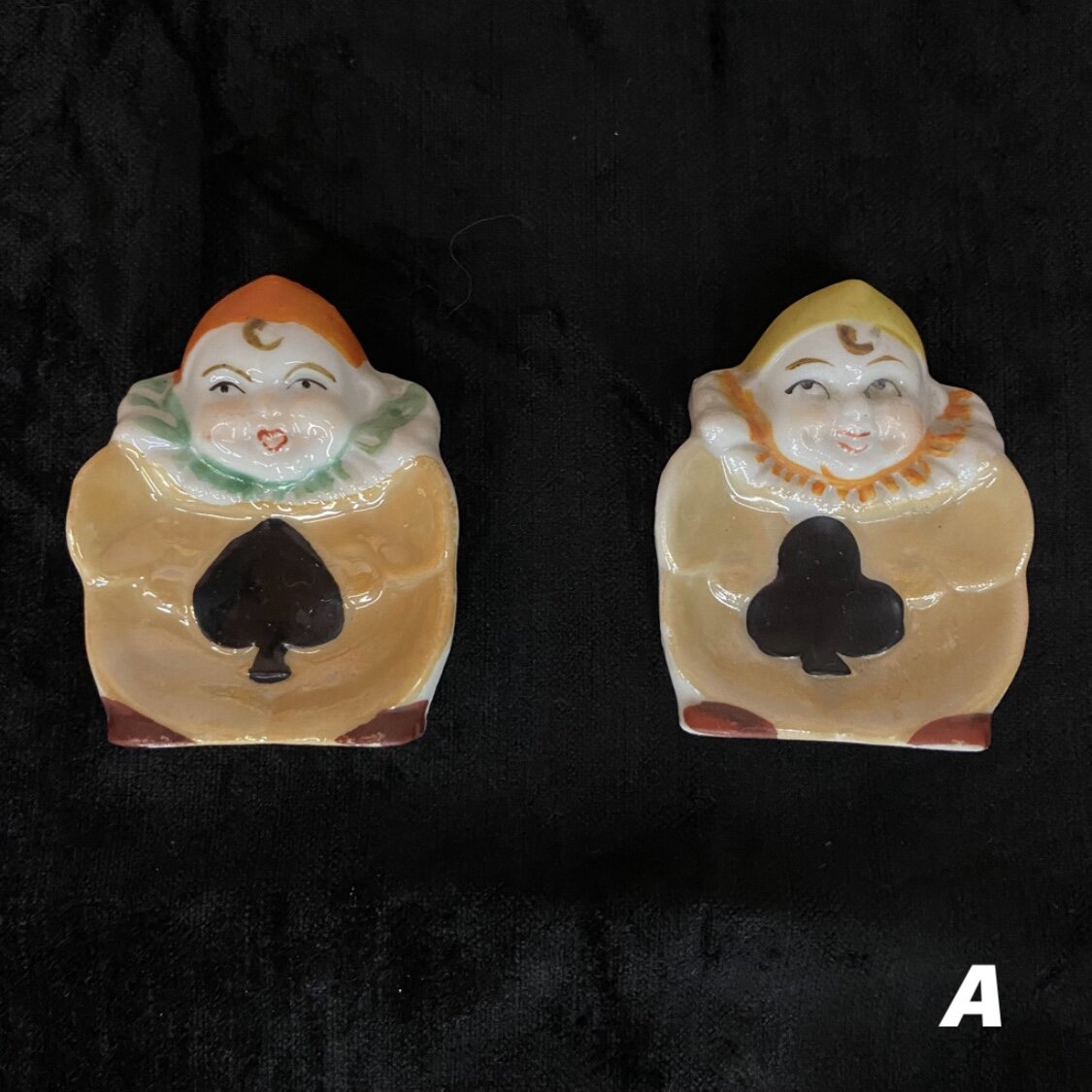 Vintage Set of 2 Luster Ware Ceramic Trinket Dish