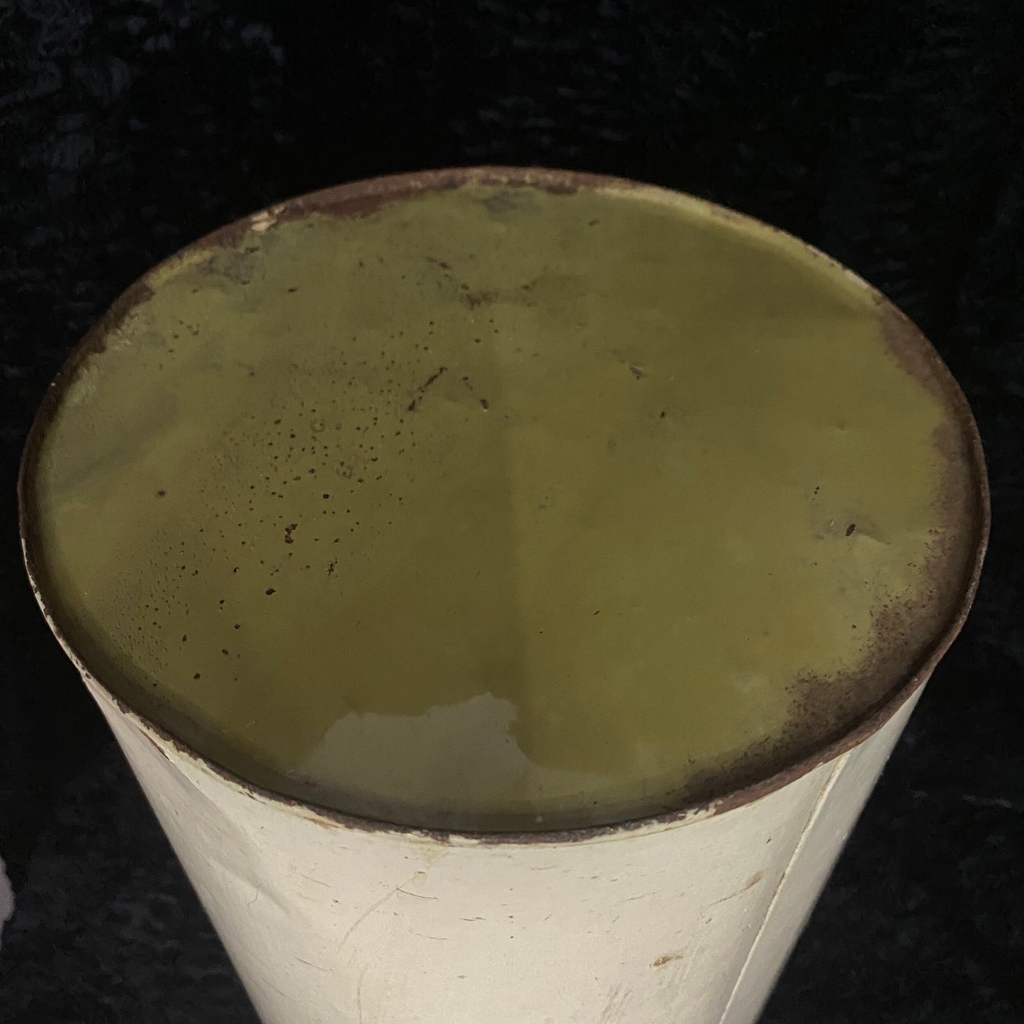 Vintage Clown Metal Tin Canister/Trash Can