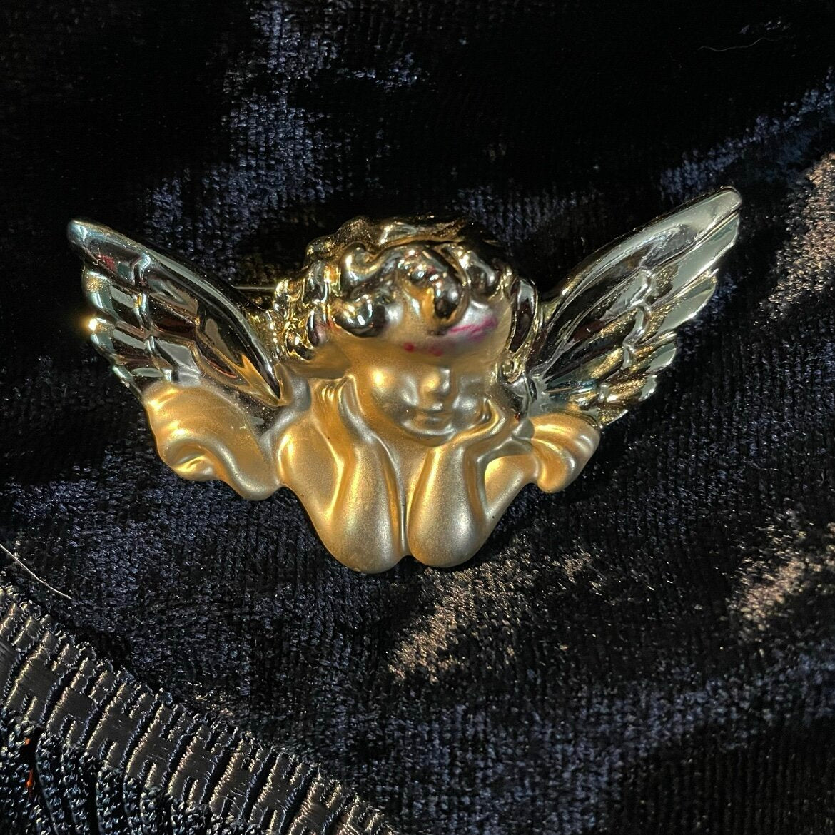 Vintage Cherub Brooch