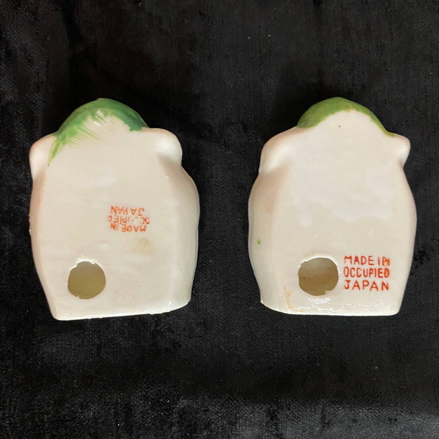 Vintage Set of 2 Luster Ware Ceramic Trinket Dish