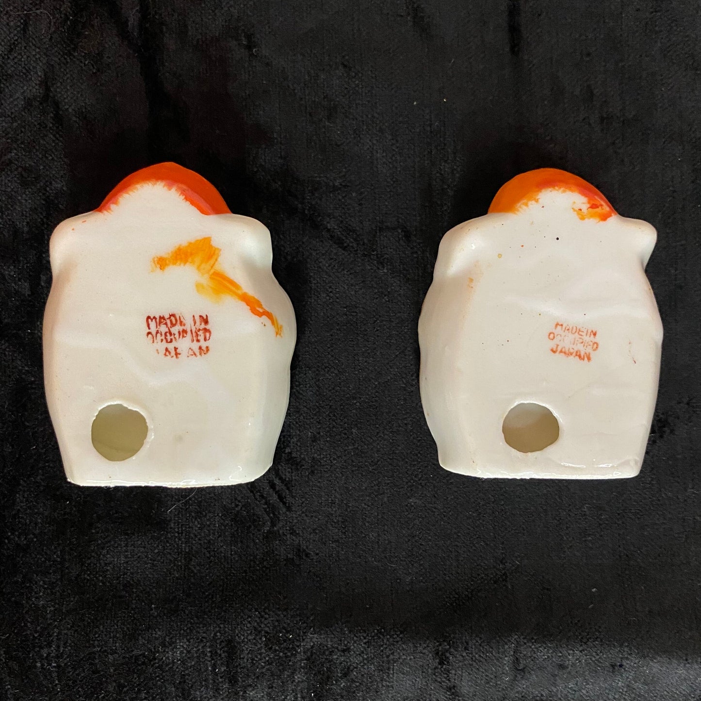 Vintage Set of 2 Luster Ware Ceramic Trinket Dish