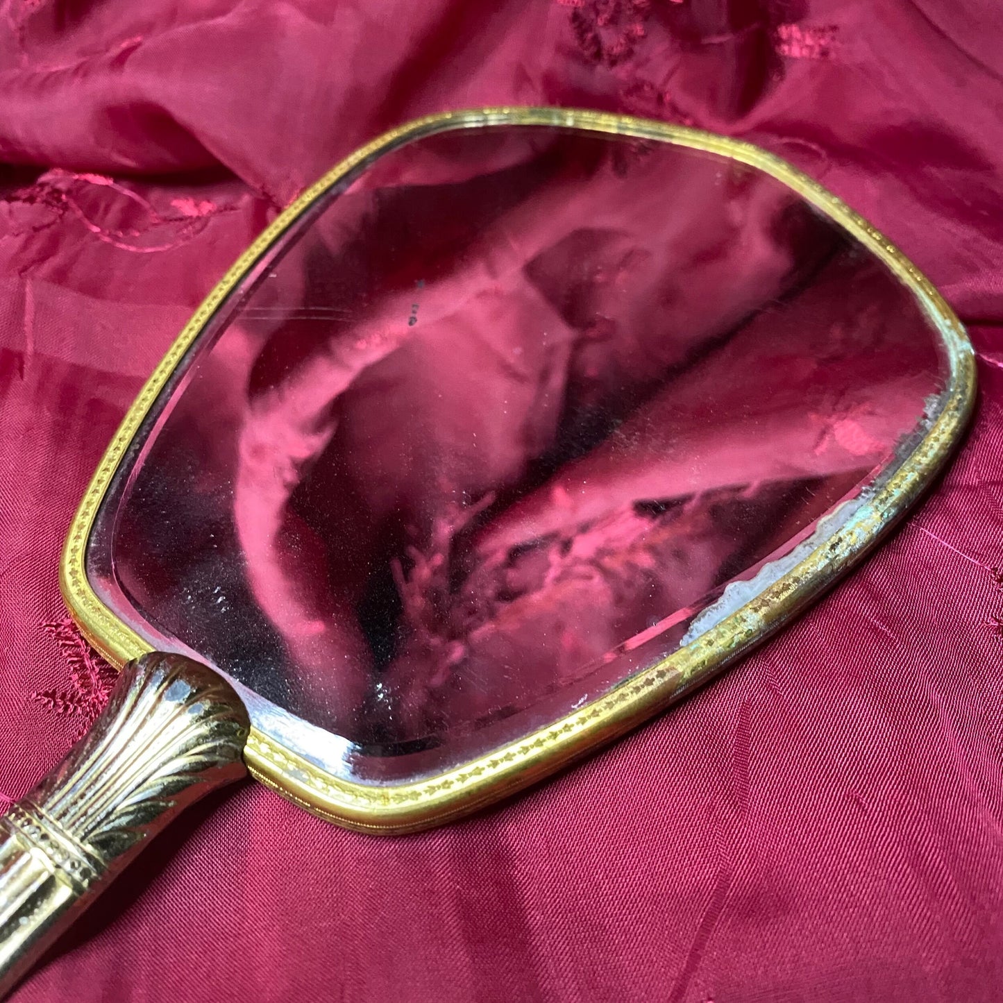 Vintage Hand Held Mirror