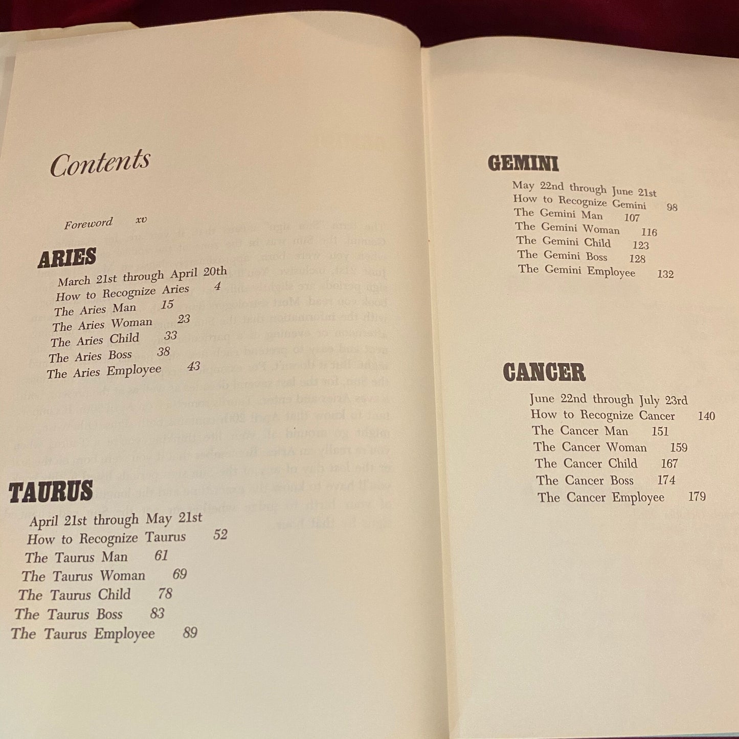 Linda Goodman’s Sun Signs 1968 Hardbook