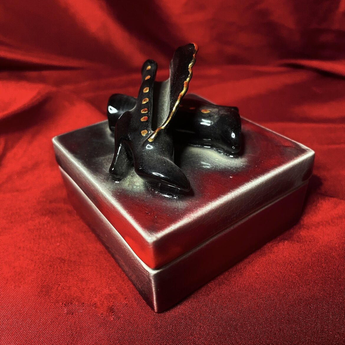 Victorian Boot Trinket Box