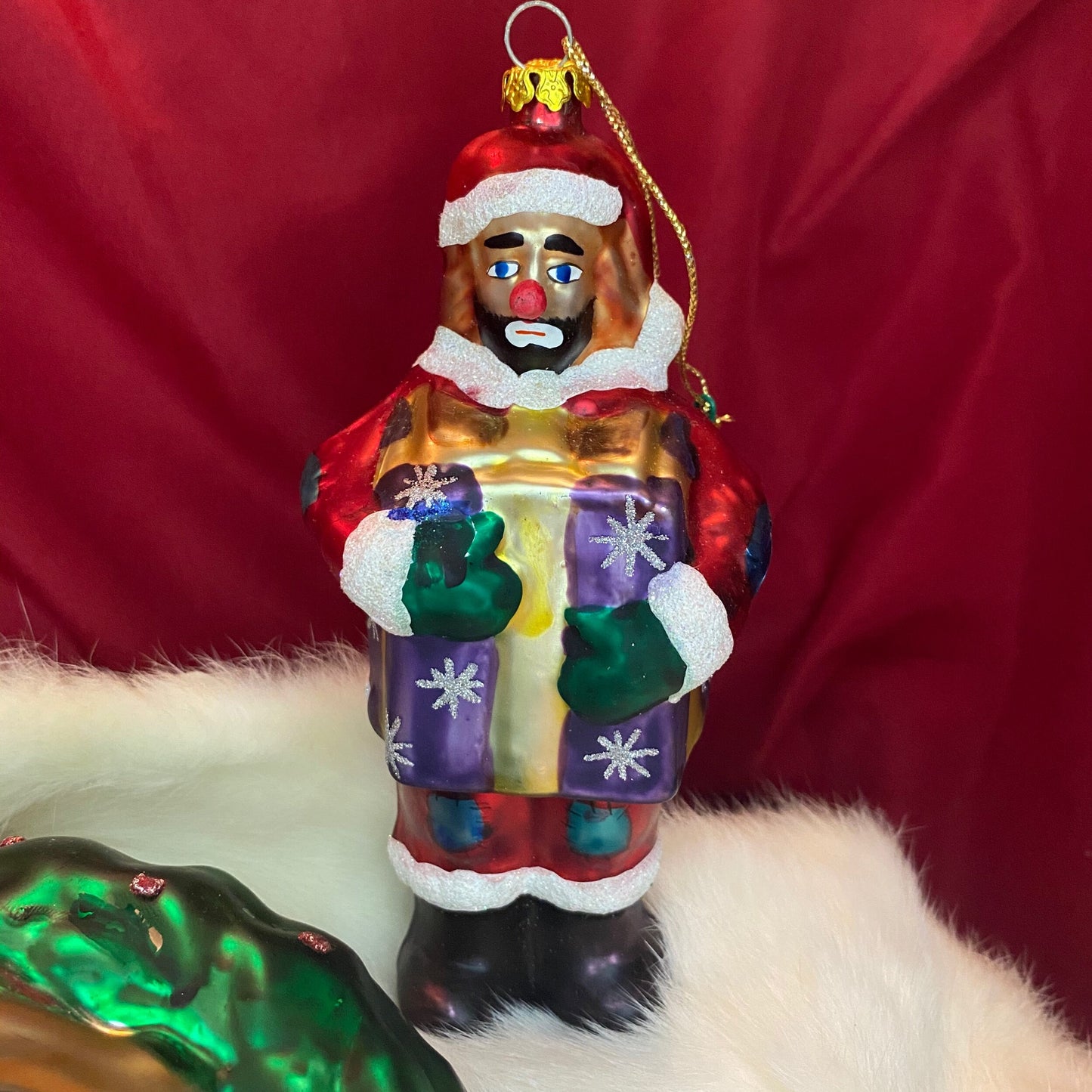 Vintage Emmett Kelly Jr. Set of Ornaments