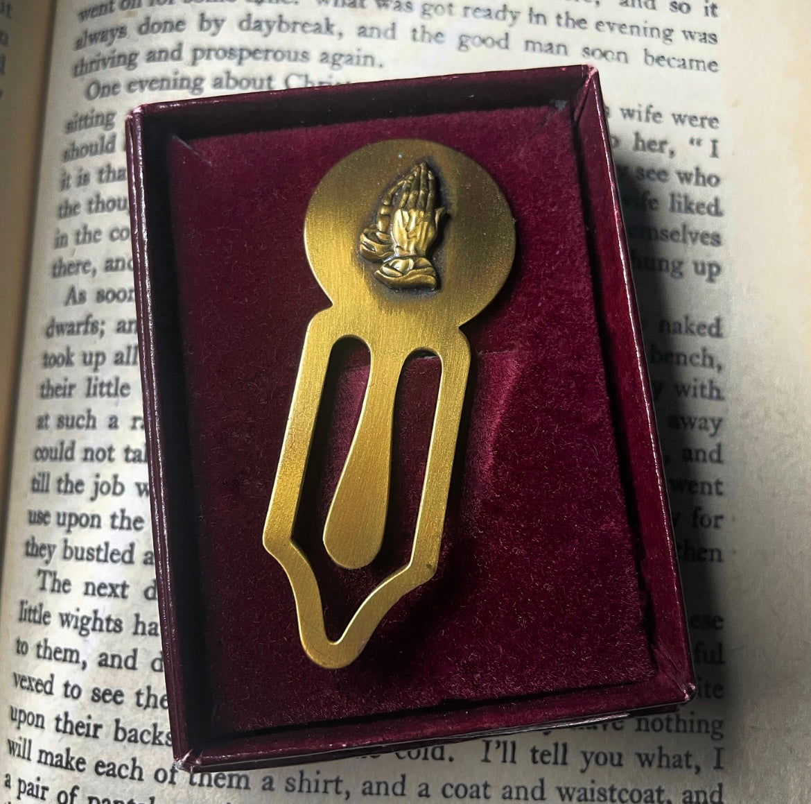 Prayer Hands Bookmark