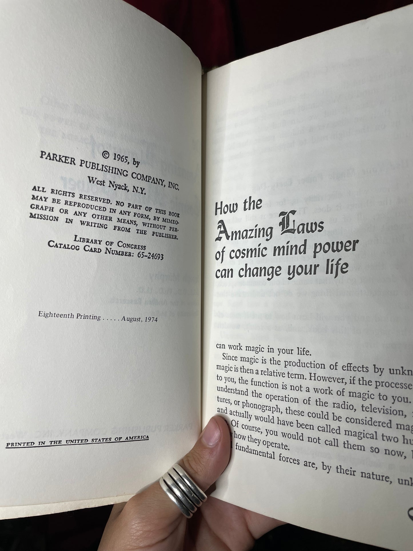 The Amazing Laws of Cosmic Mind Power
