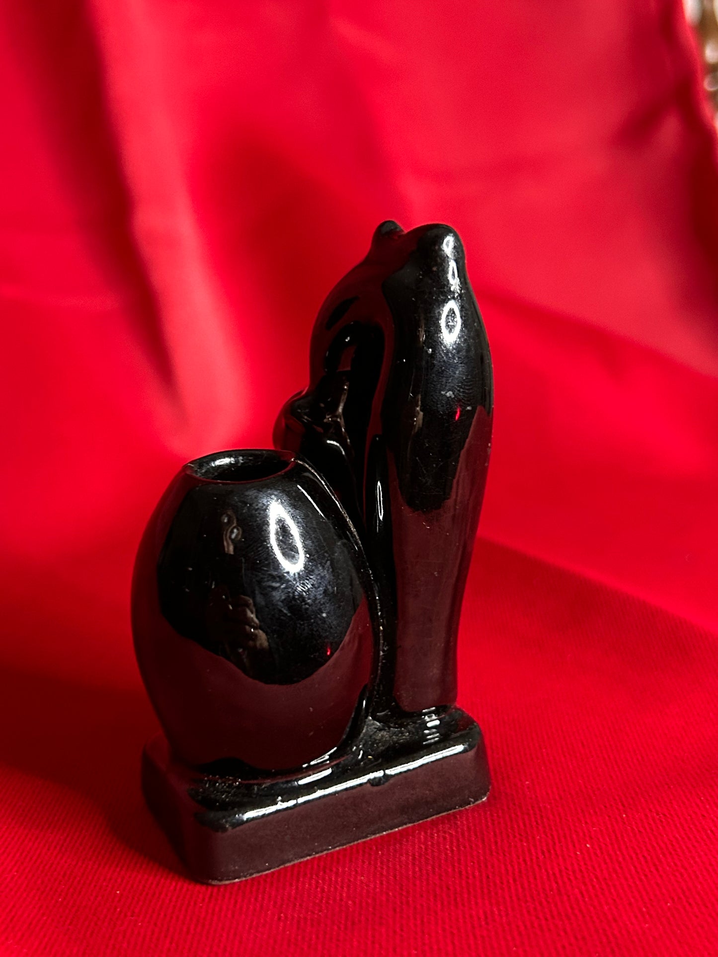Black Cat with Arched Back Toothpick Holder/Bud Vase 🐈⬛