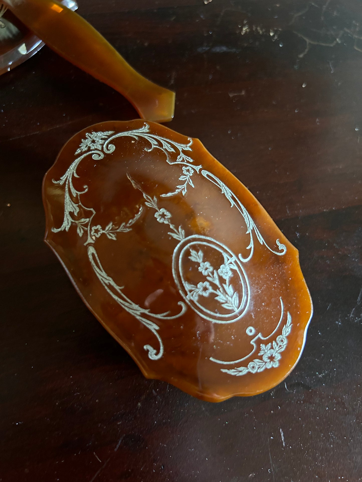 Vintage Celluloid Vanity Set