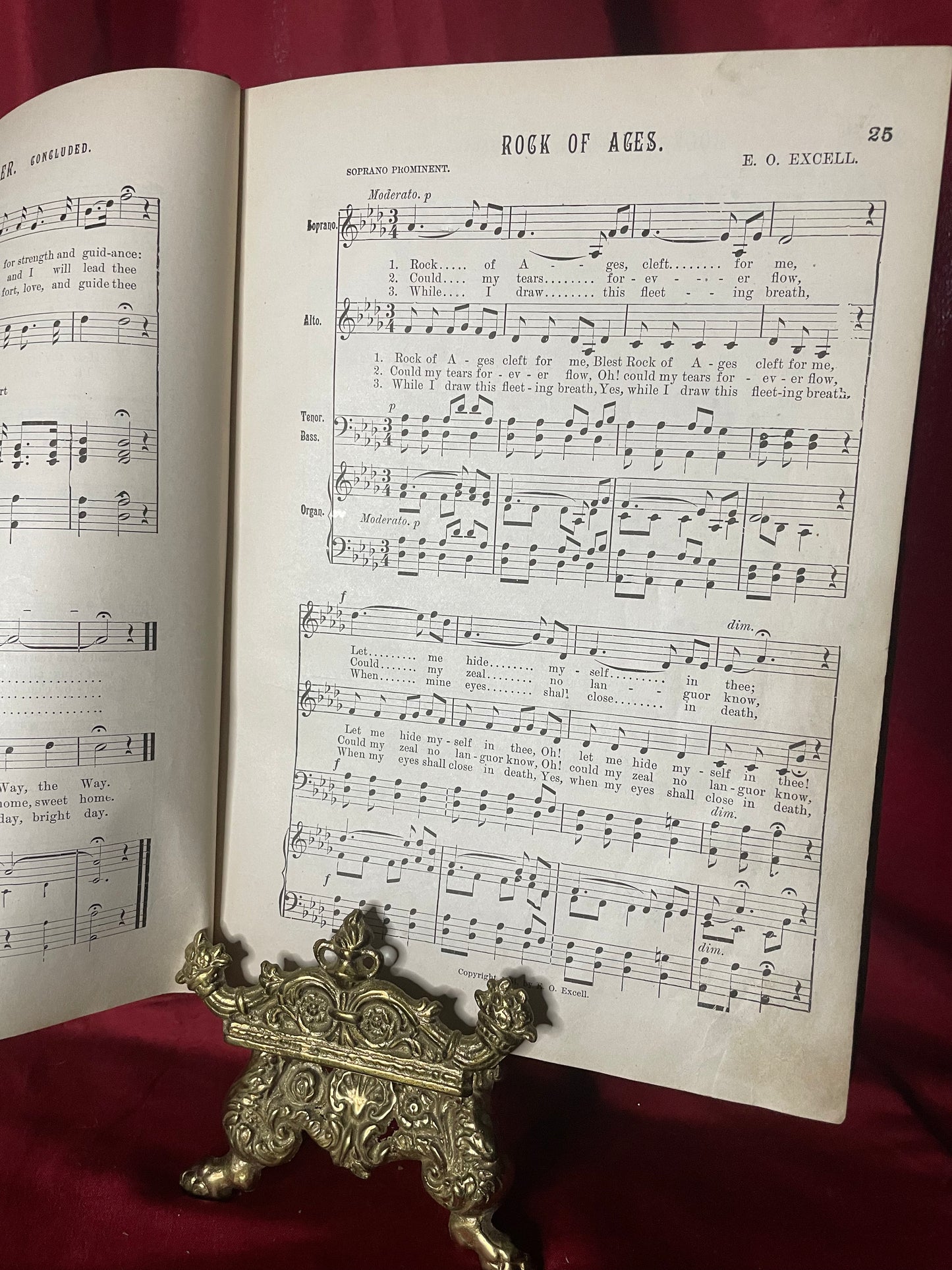 Excell’s Anthems for the Choir 1888